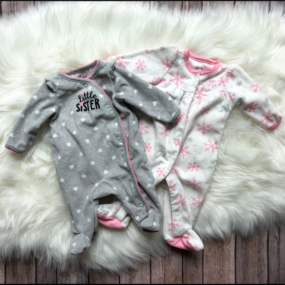 Newborn girl pajamas